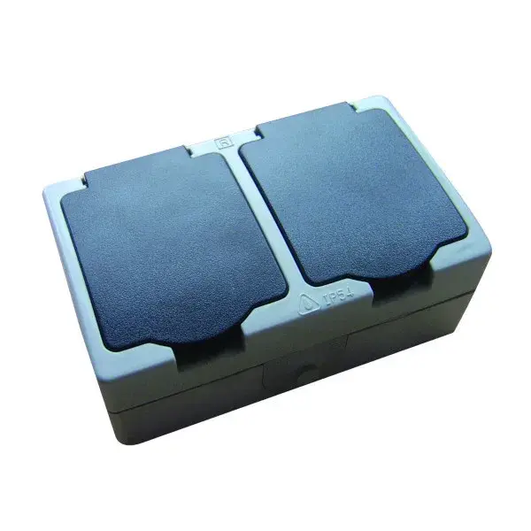 Doble base de enchufe + tt