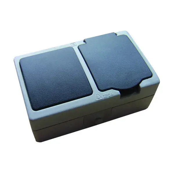 Interruptor + base de enchufe + tt