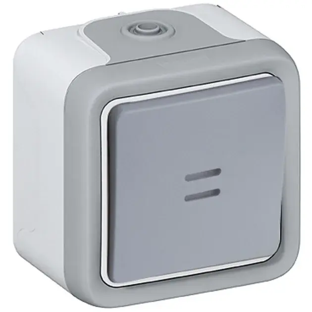 Pulsador con luz estanco plexo