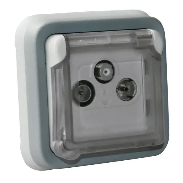 Toma de televisión plexo estanco empotrar