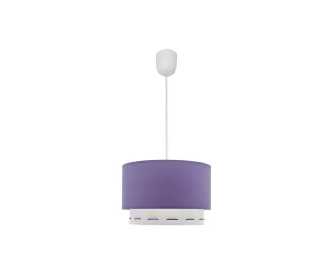 lampara sobremesa metálico color violeta serie trazos 30cm