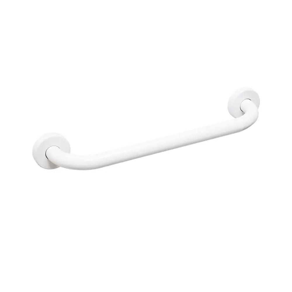 Manilla horizontal y vertical 60 cm modelo Fortis de Gedy - Blanco con Cinta de Acero Templado