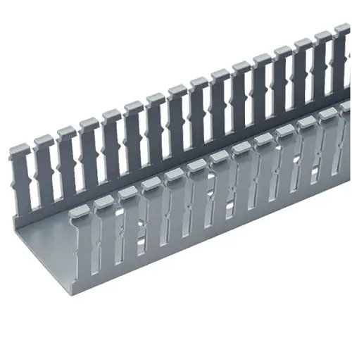 6FT 4.1x1.75 Panduct Type F PVC Limitado Finger/Slot Wiring Duct F1.5X4LG6