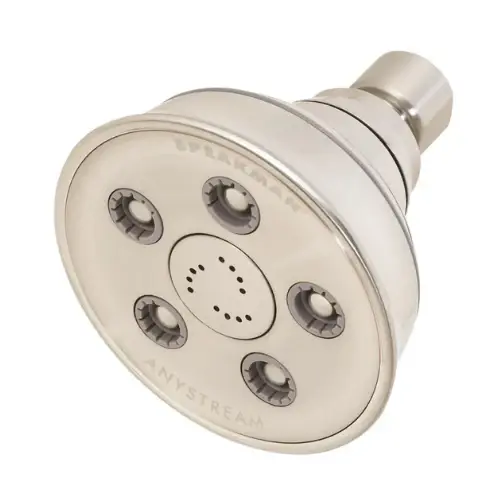 2.5 GPM Shower Head Cepillado Nickel S-3014-BN