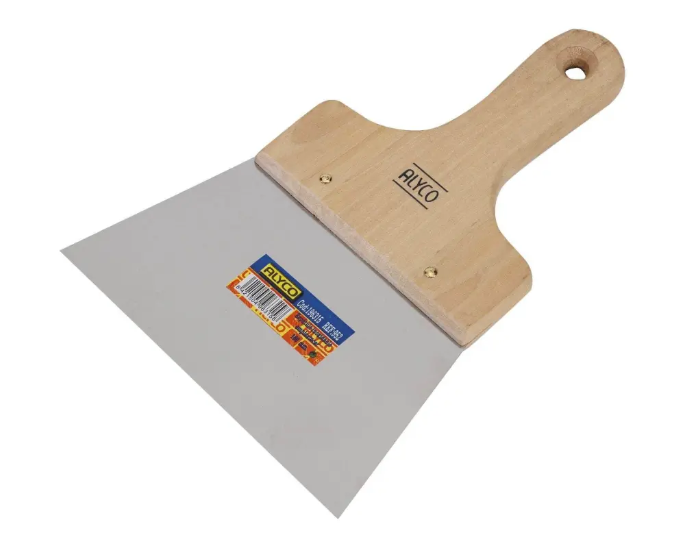 Grattoir À Enduire Inox Manche En Bois 12mm Fácil de Leer