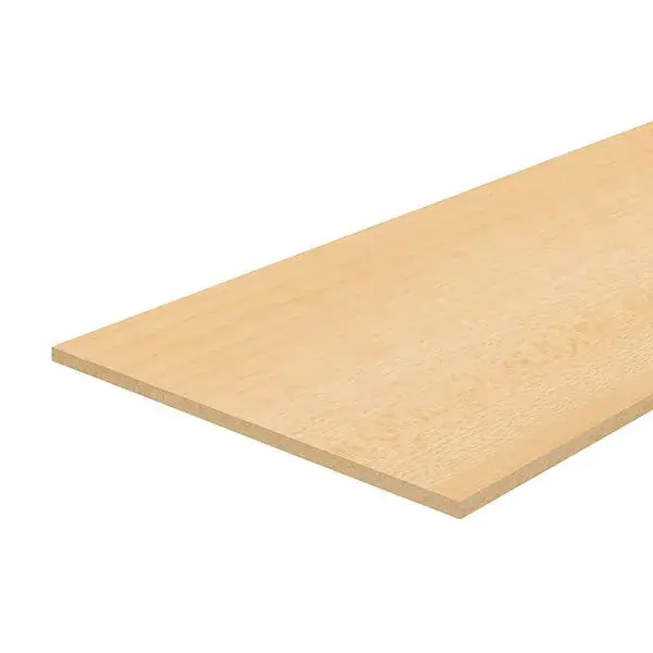 Tablero de melamina haya 4 cantos 60 x 39,5 x 1,6 cm