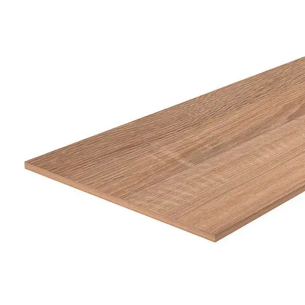 Tablero de melamina roble oscuro 4 cantos 120 x 40 x 1,6 cm