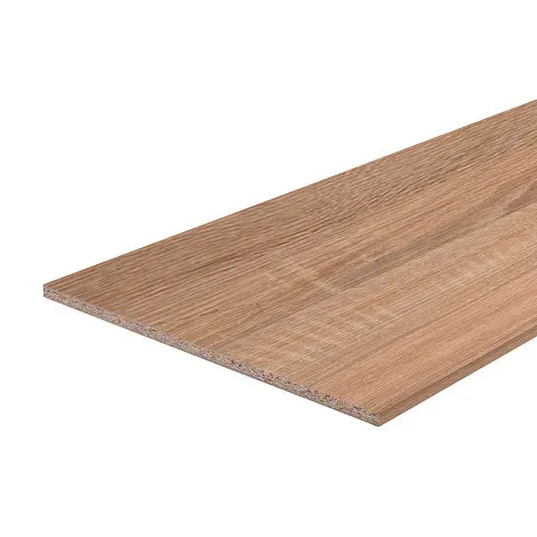 Tablero de melamina roble oscuro 2 cantos 244 x 60 x 1,6 cm