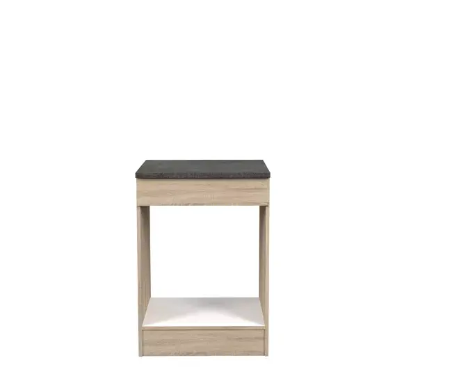 Módulo bajo FUMAY 60cm con hueco para encastrar electrodoméstico Funcionamiento con Baterí