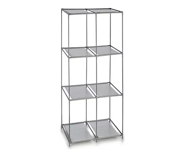 Organizador Gris Metálico Plástico de Fácil Configuración