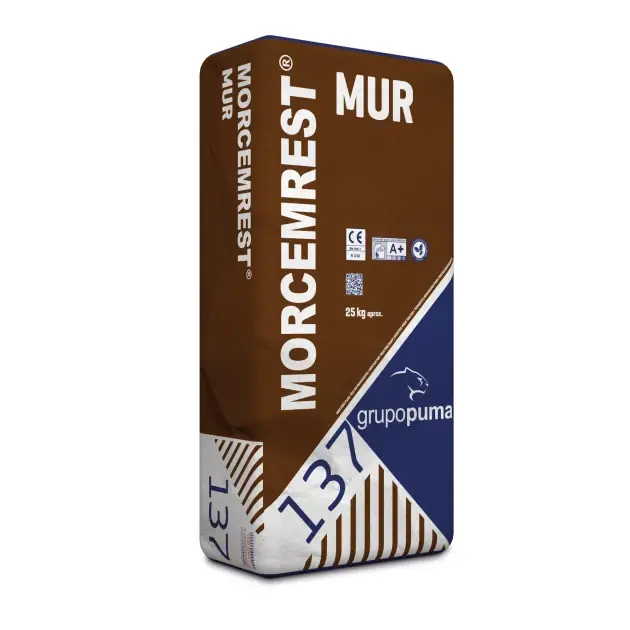 Mortero para zonas húmedas morcem mur 25 kg