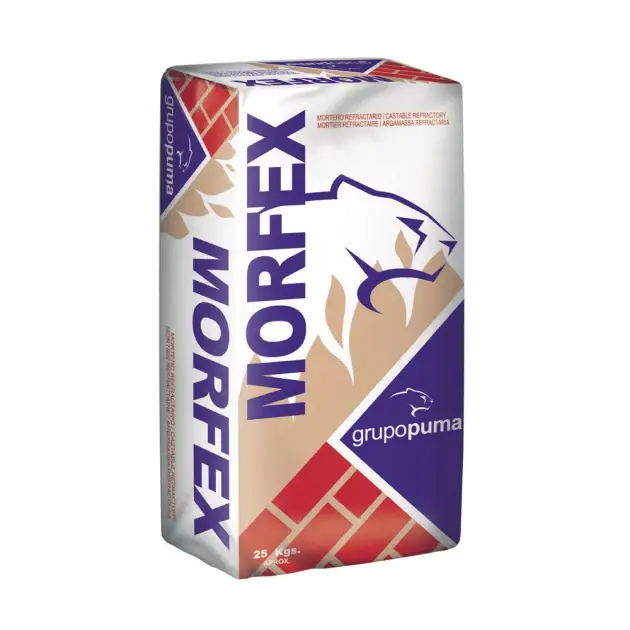 Mortero refractario morfex 25 kg puma
