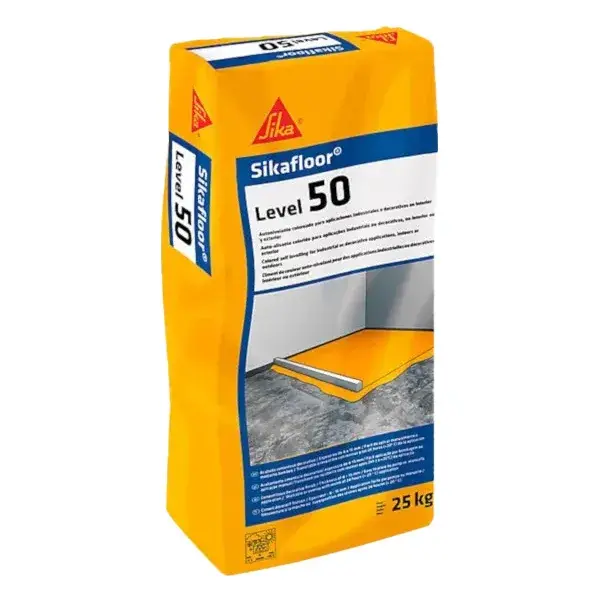 Mortero autonivelante sikafloor 50 level 25 kg