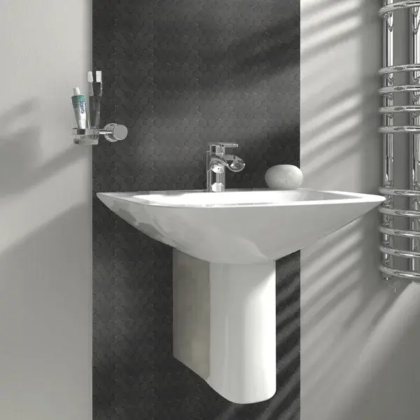 Malla Albena cristal negro 30x30 cm goodhome