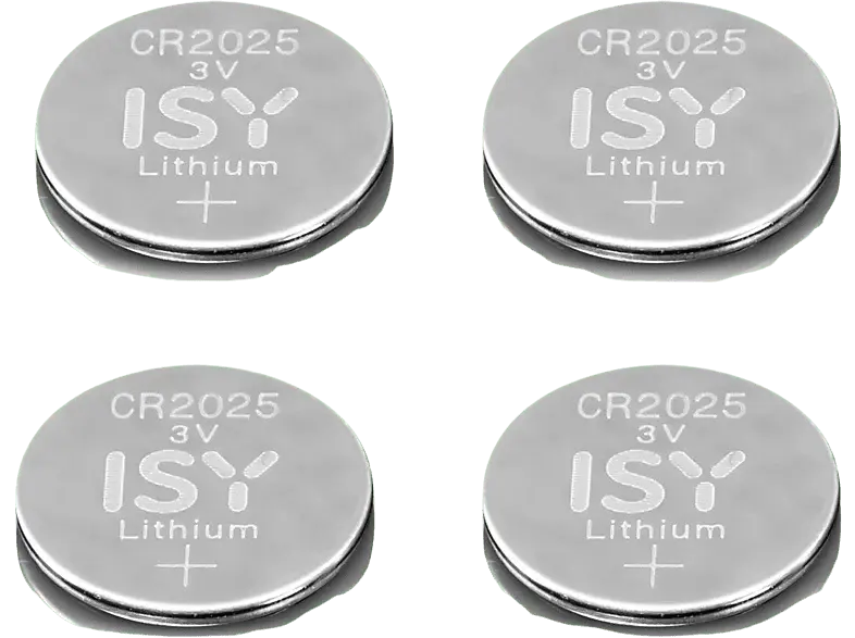 Profesional Trifásico ISY Pile CR2025 Lithium 3V 4 pièces (IBA-2025-1)