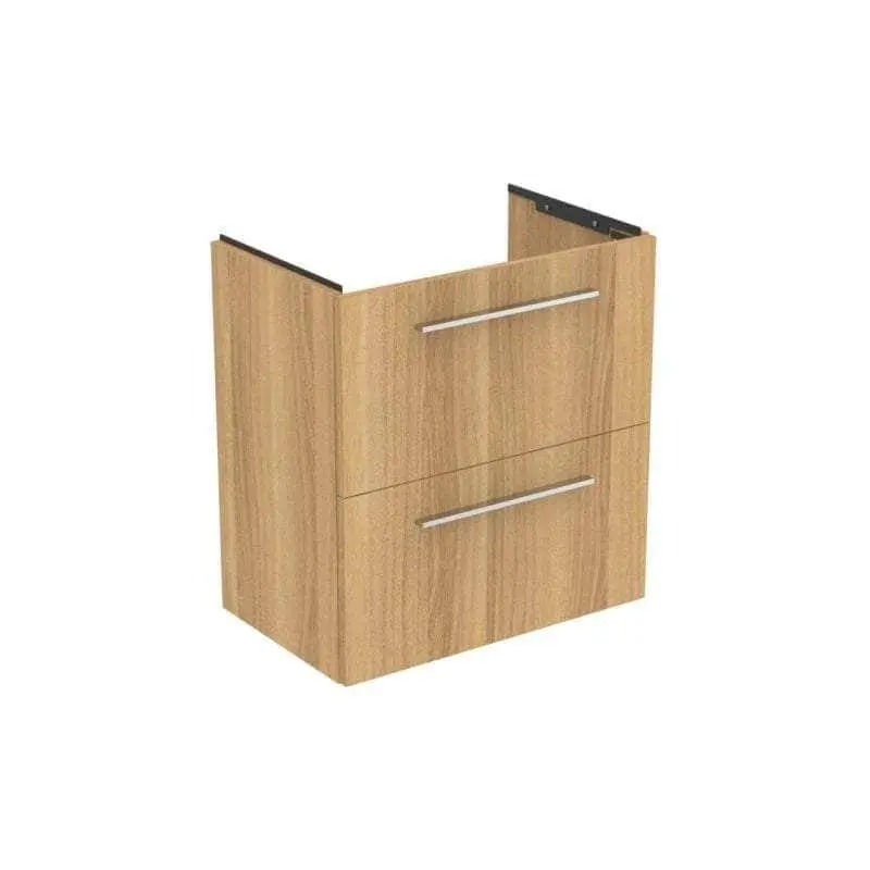 Meuble Lavabo Vanity 2 Tiroirs Impecable Standard I.Life S 600 x 375 x 630 mm