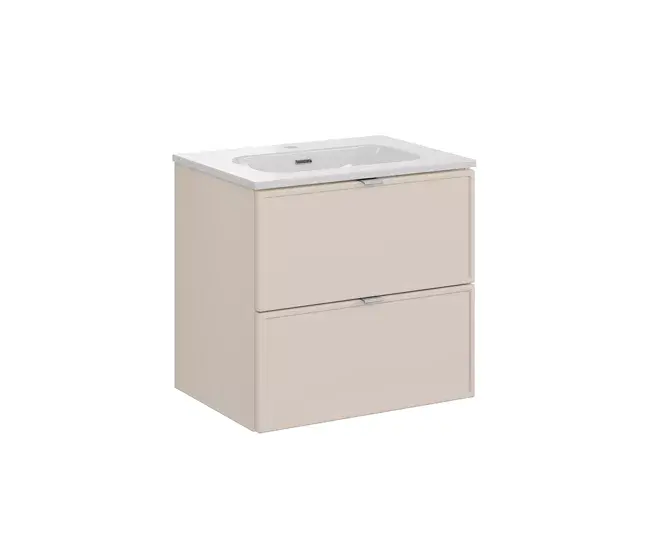 Mueble lavabo individual encastrado 60cm Alba Cachemira