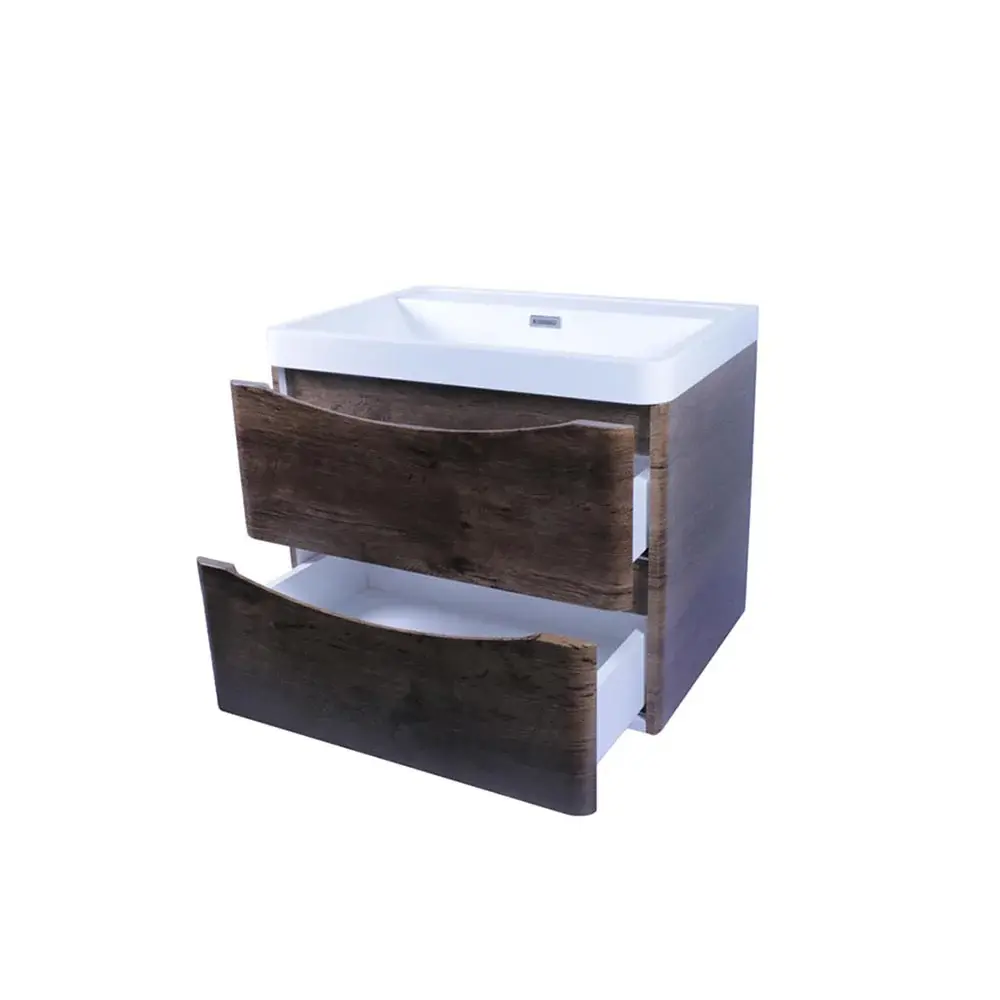 Mueble para baño con lavabo suspendido