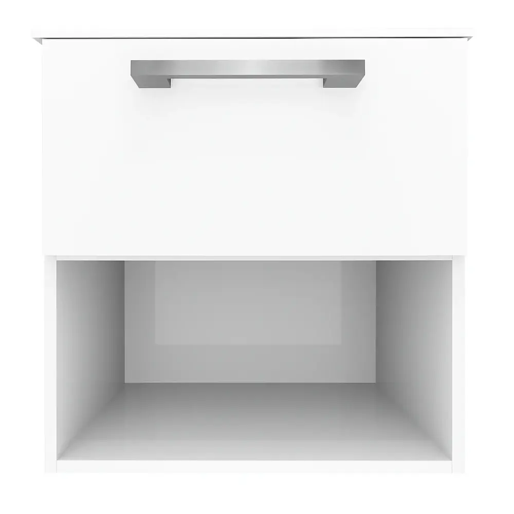 MUEBLE P/BAÑO AVENUE 50X40X50 BLANCO C/LAVABO BLANCO con Luz LED