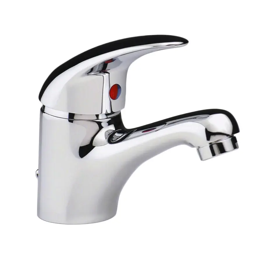 PLANET MONOMANDO LAVABO MIX CROMO para Pared de Azulejos