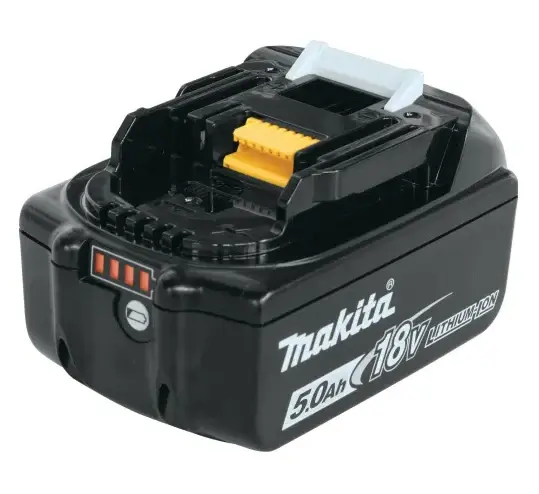 18V Makita 5.0Ah LXT Power Tool Lithium-Ion 45 Min Charge Time Battery BL1850B