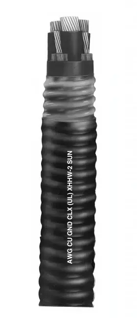 571-31-3213 C-L-X Type MC-HL (XHHW-2) - 1/0 AWG - 3 Conductors