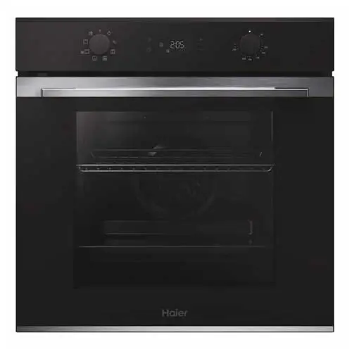 Ajustable Horno Multifunción 78L 60CM Haier H6ID2P3T1HTX Hidrolítico Negro +