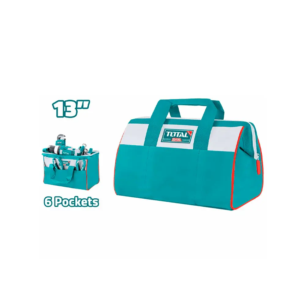 BOLSO DE HERRAMIENTAS 13 CAPACIDAD MAXIMA 12KG SUPER SELECT TOTAL (THT261325)