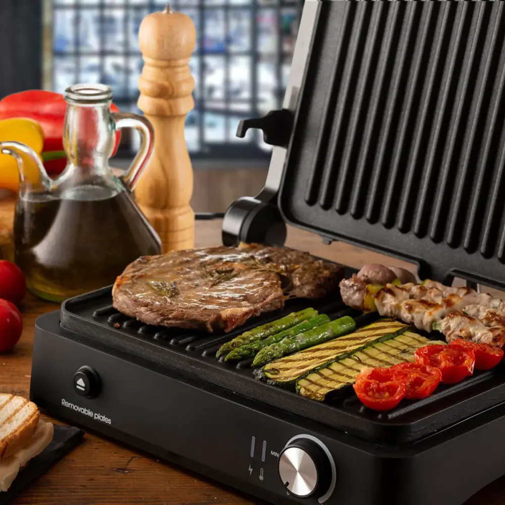 Precisión Ariete Metalgrill 3--1 Electric Grill