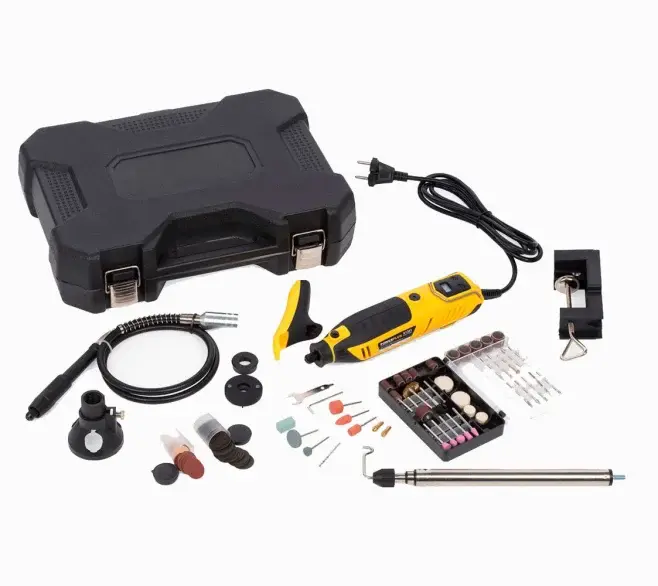 Multiherramienta 200 w powerplus + 126 accesorios varo