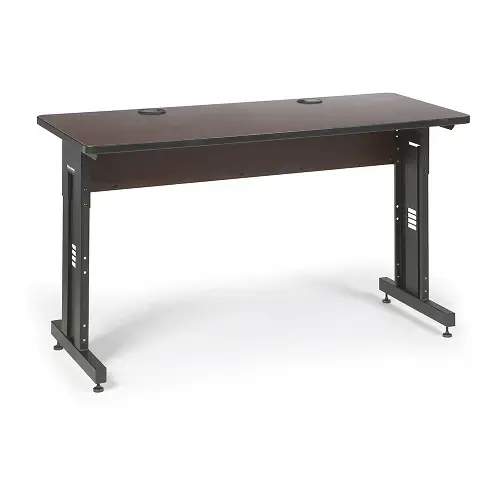 60" W x 24" D African Swietenia Training Table 5500-3-004-25