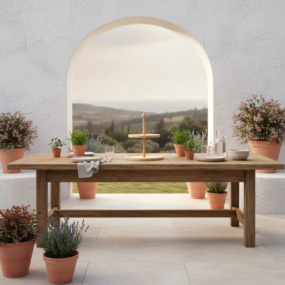 Certificado ISO Bandeja Dos Niveles Bambú 30cm - Diseño Natural Exclusivo