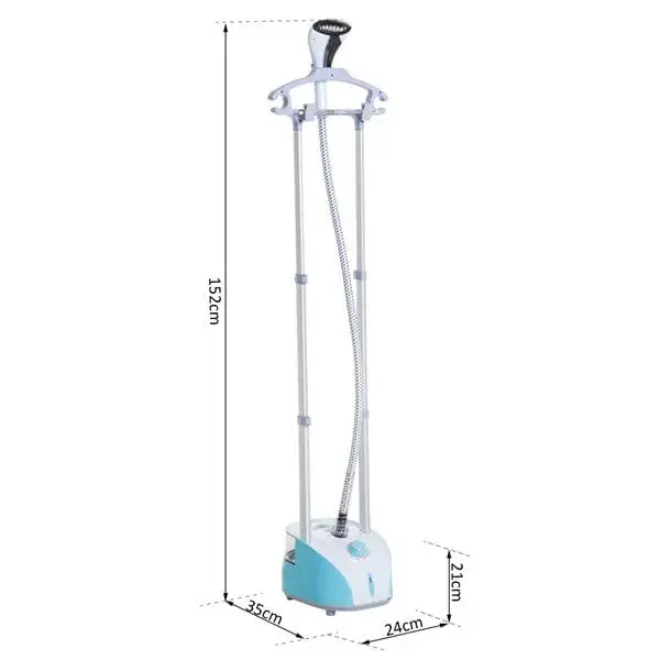 Certificado ISO Centro de plachado vertical Homcom 1800W 2L doble barra 11 niveles de temperatura