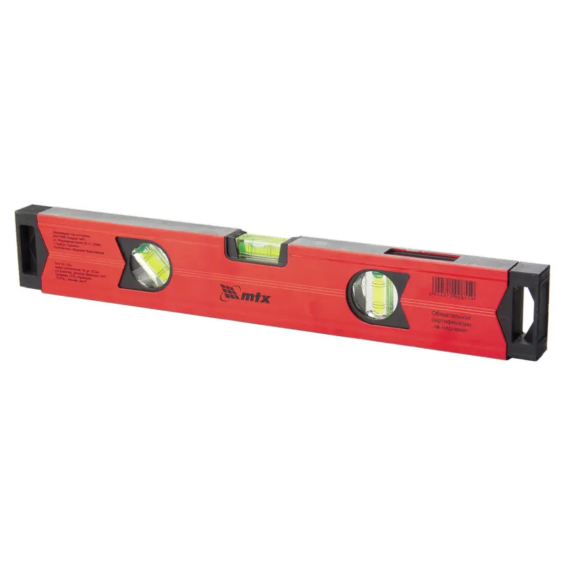 Certificado ISO Mtx - nivel magnético de aluminio - 400 mm