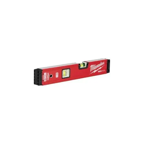 16 Inch Heavy Duty Aluminio Magnetic Level Red MLBXM16