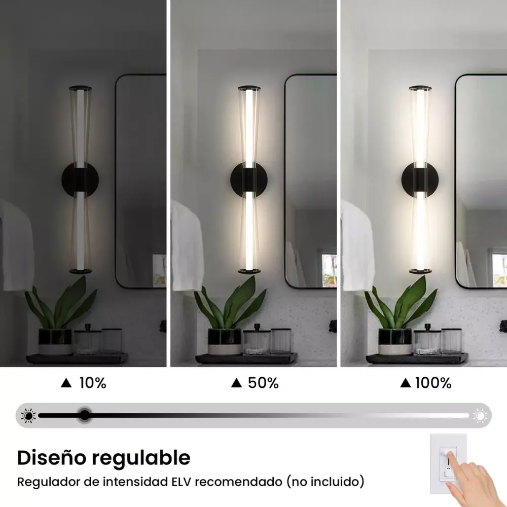lamparas para baño de pared contemporáneo luminosidad ajustable 2705 GRADO B