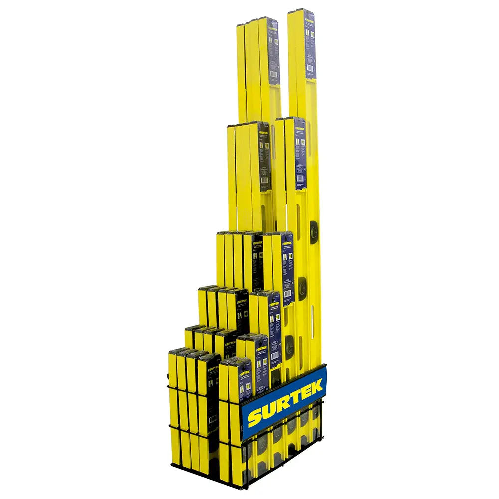 Láser Autonivelante Rack con niveles de aluminio, 37 piezas Surtek