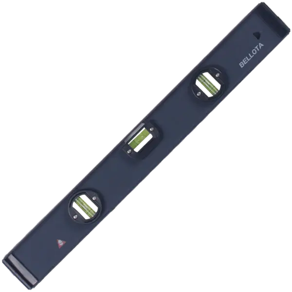 Nivel de aluminio de 48'' con 3 gotas Bellota con 3 ños de Garantí