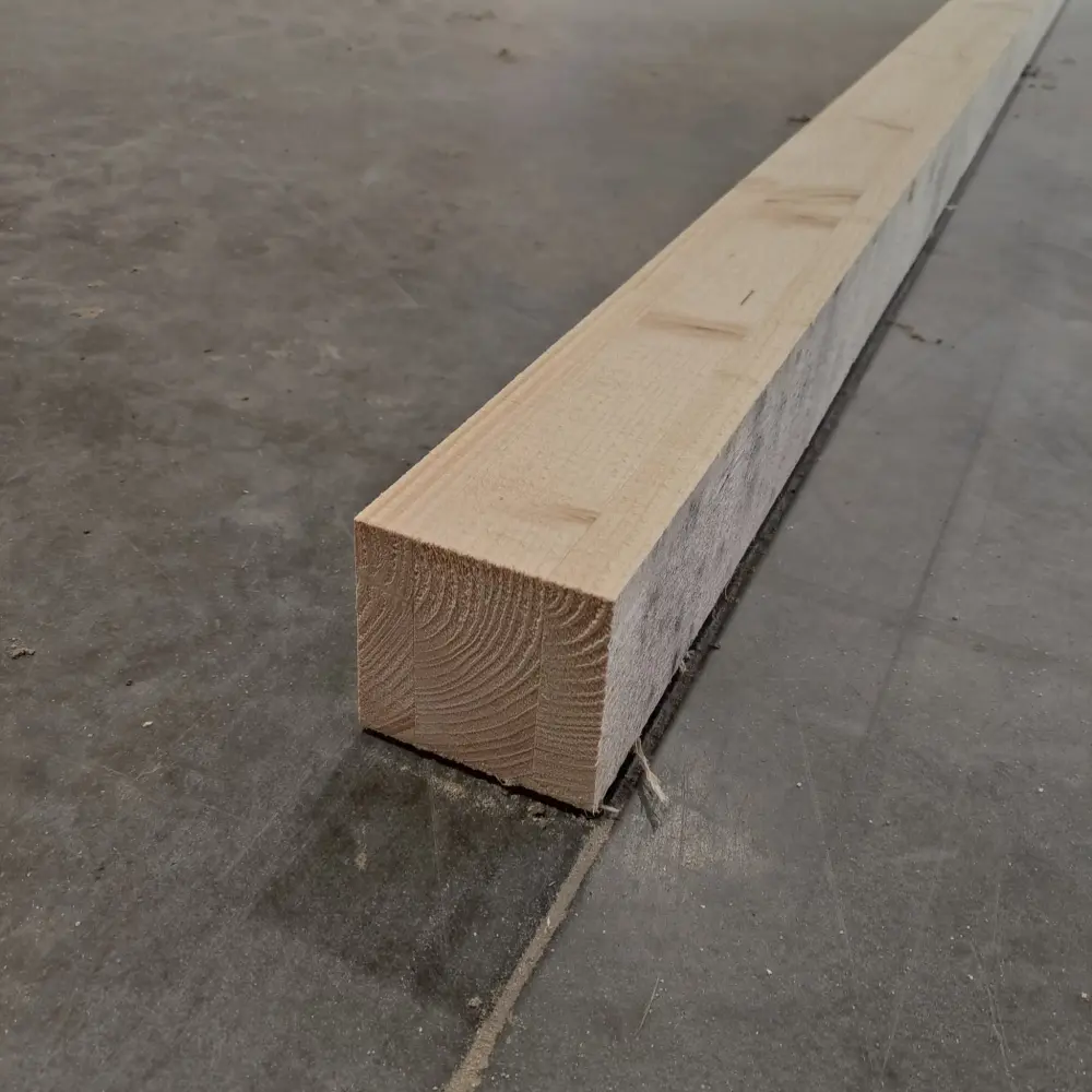 Poteau epicé lamellé collé - 70x70 - L=2m (brut de sciage)