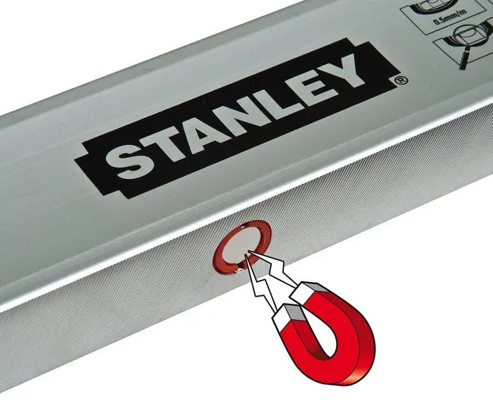 Nivel tubular magnético clásico stanley - stht1-43114 - 120 cm