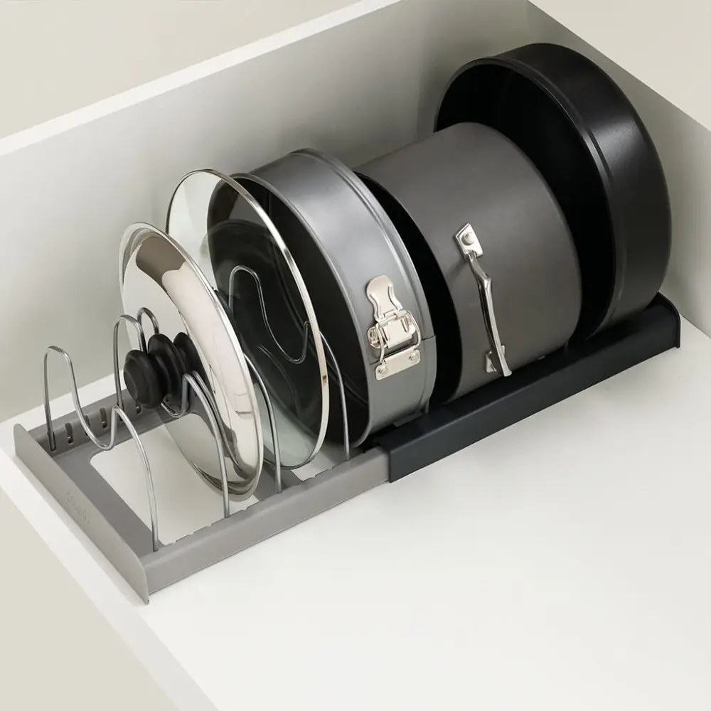 Carro de Stand organizador para tapas y sartenes DrawerStore Joseph Joseph