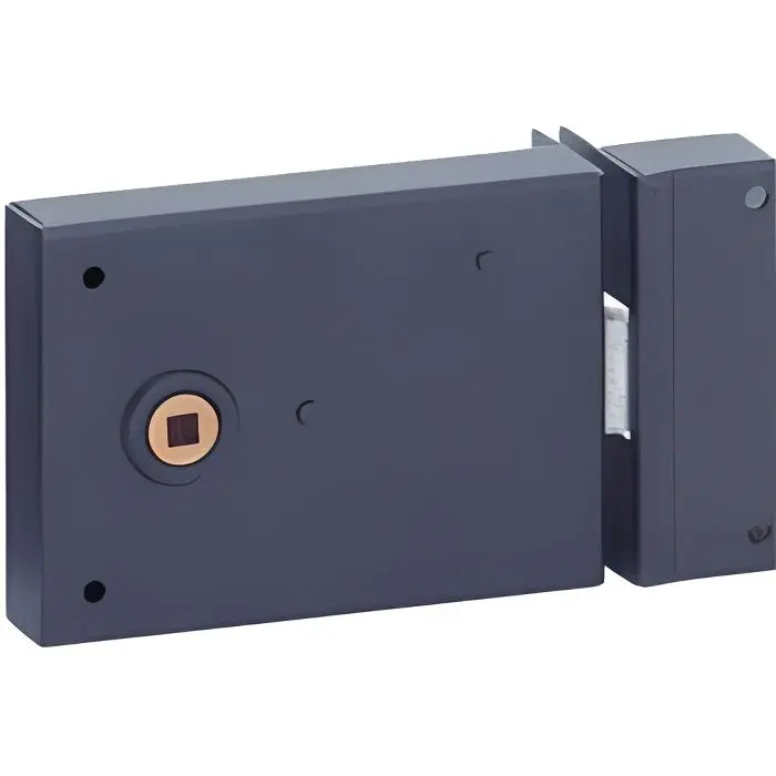 Cerradura - thirard - palanca 110x80 - negro mate - cilindro europeo - 2 en