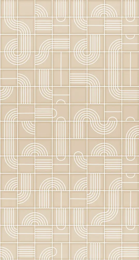 Estahome fotomural 3d gráfico crema - 150 x 279 cm - 159363