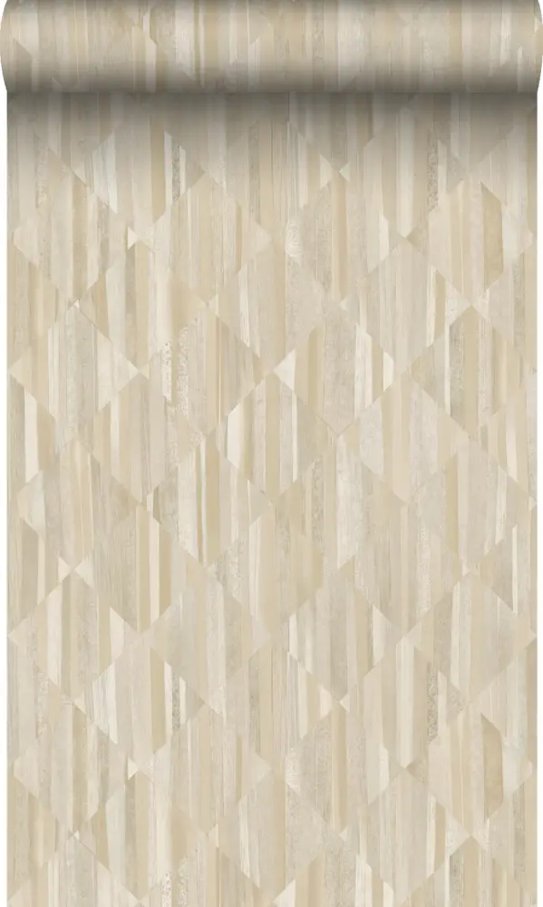 Origin wallcoverings papel pintado diseño 3d beis arena - 50 x 900 cm