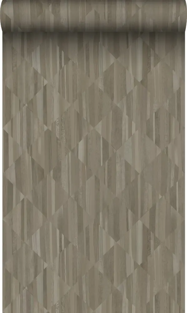 Origin wallcoverings papel pintado diseño 3d marrón definido - 50 x 900 cm