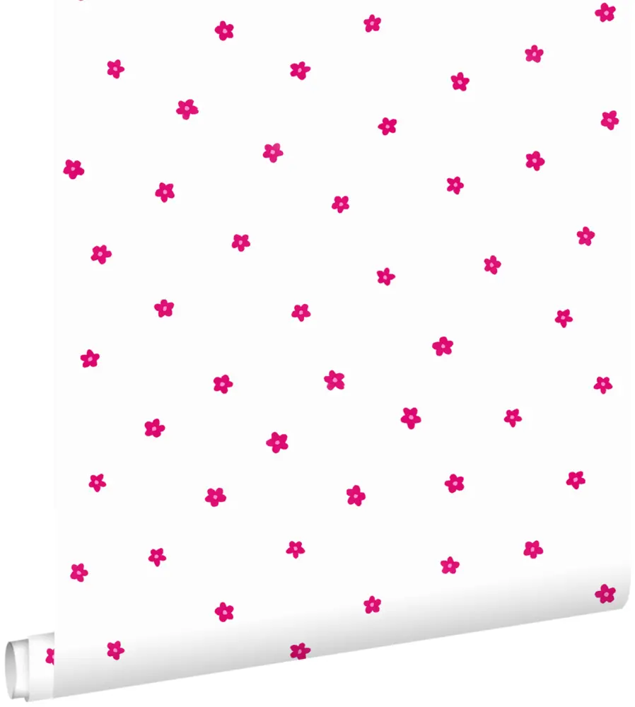 Estahome papel pintado flores rosa - 53 cm x 10,05 m - 115814