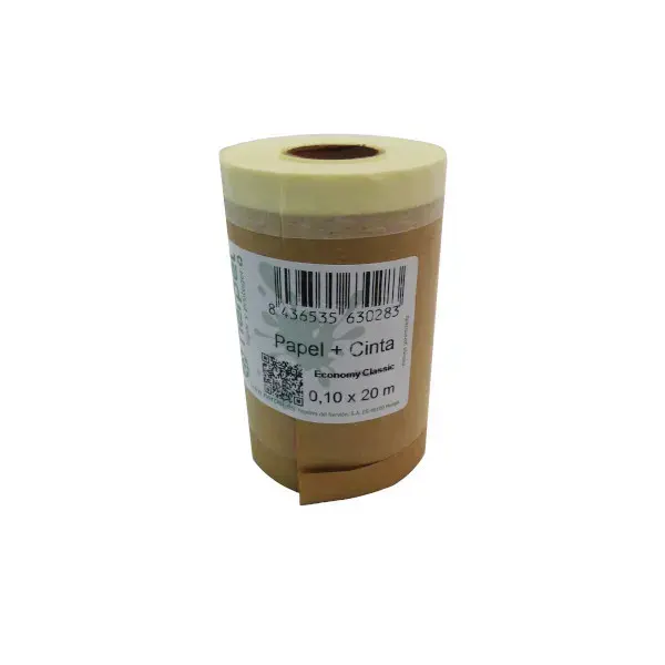 Papel de protección + cinta 0,10x20m