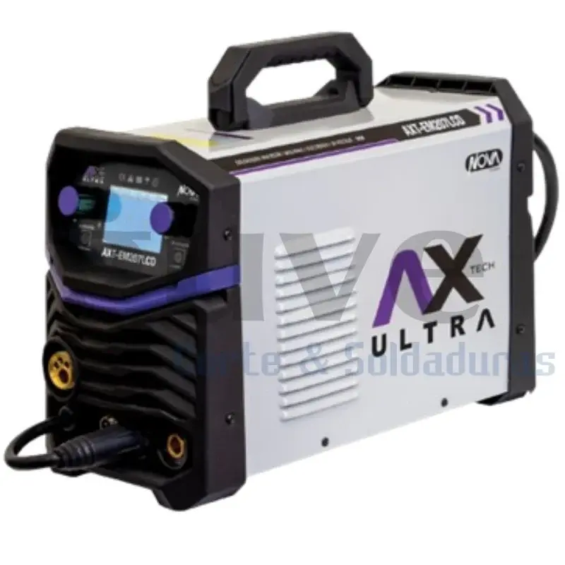AXT-EM207LCD Soldadora inversor, MIG GAS/NO GAS, Electrodo y TIG LIFT
