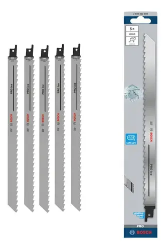 Hoja Sierra Sable Inox Bosch S1211k 300mm Congelados X5 Fácil Instalación