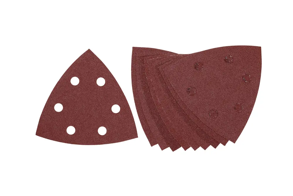 Juego de Dewalt dt3090-qz - hoja de lija delta 93x93mm perforada, grano 40